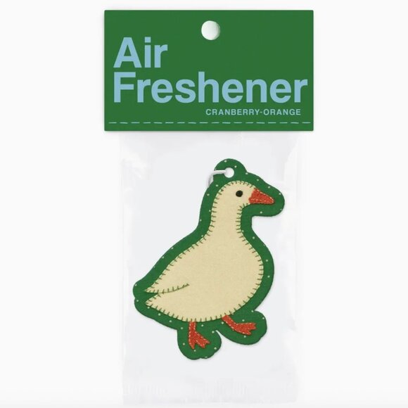COMING SOON QUILTED GOOSE CAR AIR FRESHENER - Picture 1 of 1
